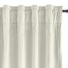 Drapifytex Set of 2 Solid Velvet Room Darkening Curtains Back Tab Rod Pocket Beige 50W x 63L Inch view 2