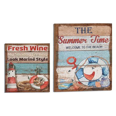 Gift Decor S3605094 Linen Canvas, 50 X 3 X 40 Cm, Multicoloured