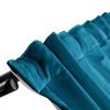 Drapifytex Set of 2 Solid Velvet Room Darkening Curtains Back Tab Rod Pocket Blue 50W x 63L Inch view 3