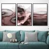 SIGNWIN 3 Piece Framed Canvas Wall Art Abstract MountainCanvas Prints Home Artwork Decoration for Living Room,Bedroom - 16"x24"x3 Panels view 3