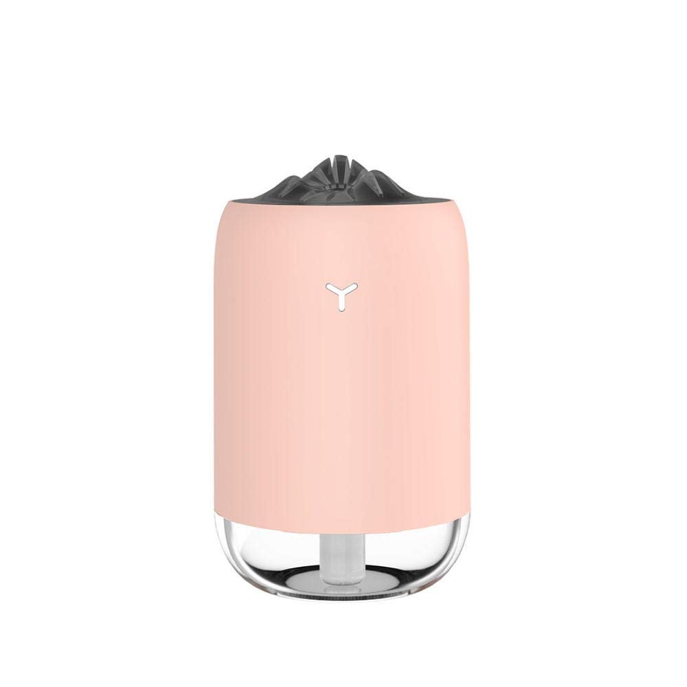 For Bedroom Home Mist Humidifiers For Portable Humidifier, Car Home Night Light, Usb Rechargeable Sprayer, Disinfection And Aroma Diffuser-Pink