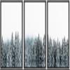 SIGNWIN 3 Piece Framed Canvas Wall Art The Pine Forest with Snow Canvas Prints Home Artwork Decoration for Living Room,Bedroom - 16"x24"x3 Panels view 1