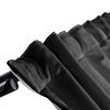 Drapifytex Set of 2 Solid Velvet Room Darkening Curtains Back Tab Rod Pocket Black 50W x 63L Inch view 3