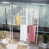 Bathroom Towel Drying Rack Freestanding, Modern Stainless Steel Hand Towel Holder with 4 Bars, Space Saving Hand Towel Rail Stand for Indoor, Outdoor,White,85 x 20 x 110cm view 3