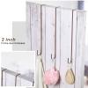 Hotop 15 Inch 6 Pcs Wreath Hangers for Front Door Over The Door Hanger Hooks Steel Wreath Doors Hangers Clothes Towel Hooks Holder for Christmas Halloween Front Decorations Welcome Sign(Bronzed) view 3