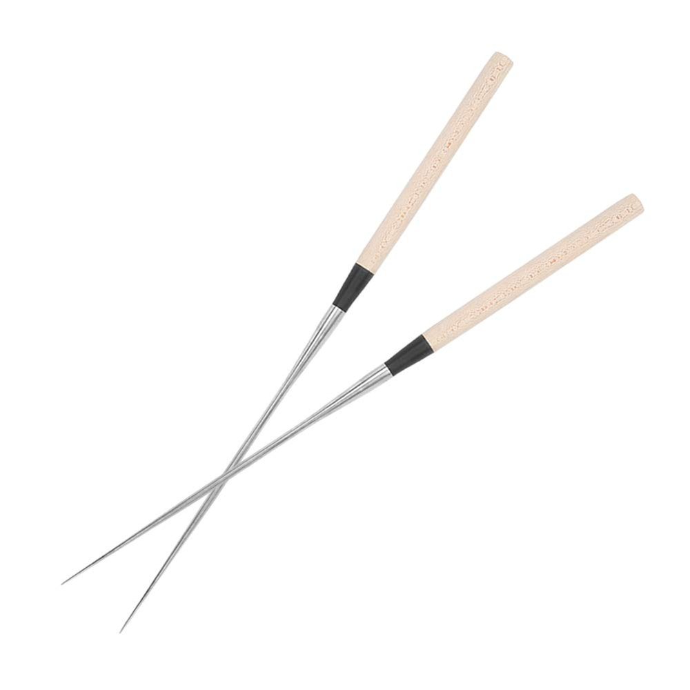 Stainless Steel Chopsticks Reusable Chop Sticks Extra Long 28.3 cm/ 11.1 Inch Cooking Chopsticks MetalSushi Japanese Chopsticks Dishwasher Safe (S)