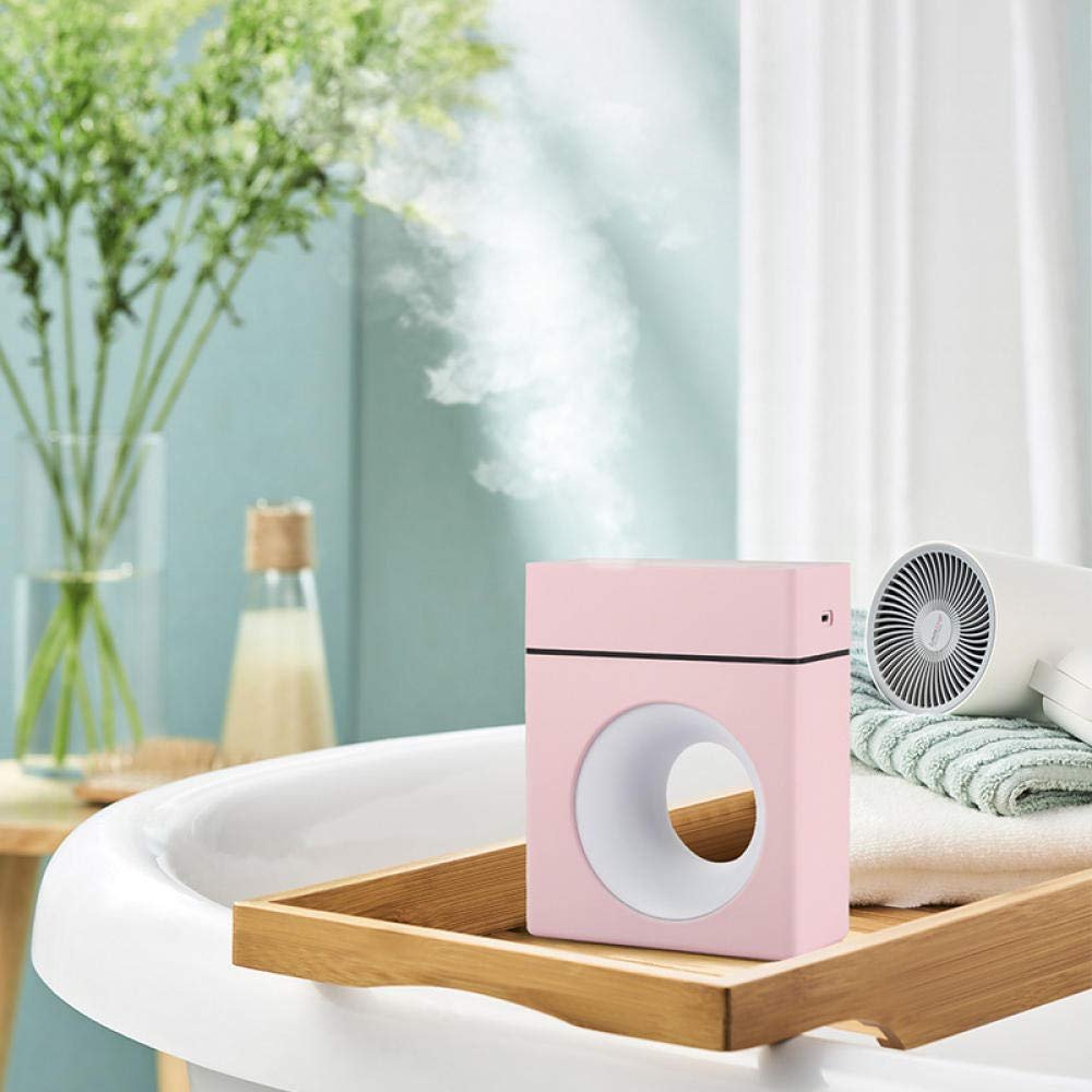For Bedroom Home Mist Humidifiers For Car Usb Humidifier Desktop Home Spray Night Light Large Capacity Aromatherapy Humidifier-Pink