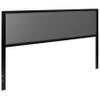 BizChair King Size Upholstered Metal Panel Headboard in Dark Gray Fabric view 3