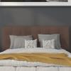 BizChair Quilted Tufted Full Size Headboard in Dark Brown Fabric view 4