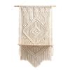 shangfu-team Macrame Wall Hanging Curtain Fringe Garland Banner Bohemian Wall Decor Woven Home Decoration for Apartment Bedroom Living Room Gallery view 1
