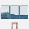 SIGNWIN 3 Piece Framed Canvas Wall Art Fog Canvas Prints Home Artwork Decoration for Living Room,Bedroom - 16"x24"x3 Panels view 2