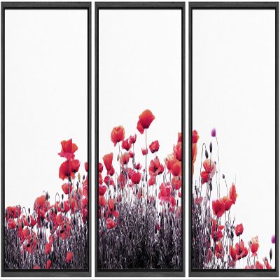 SIGNWIN 3 Piece Framed Canvas Wall Art Nature Scenery Canvas Prints Home Artwork Decoration for Living Room,Bedroom - 16"x24"x3 Panels