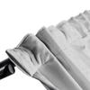 Drapifytex Set of 2 Solid Velvet Room Darkening Curtains Back Tab Rod Pocket Silver Gray 50W x 63L Inch view 3