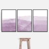SIGNWIN 3 Piece Framed Canvas Wall Art Fog Canvas Prints Home Artwork Decoration for Living Room,Bedroom - 16"x24"x3 Panels view 2