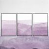 SIGNWIN 3 Piece Framed Canvas Wall Art Fog Canvas Prints Home Artwork Decoration for Living Room,Bedroom - 16"x24"x3 Panels view 4