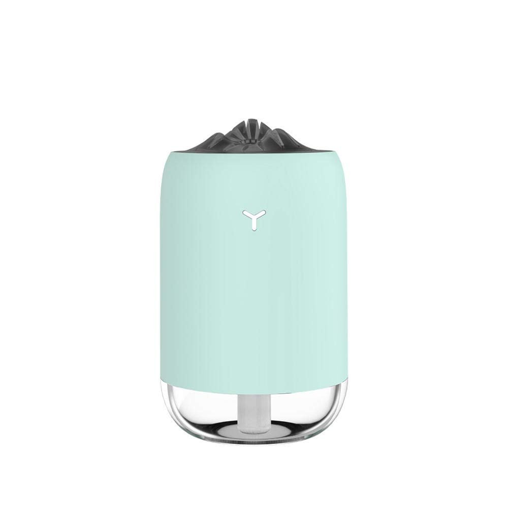 For Bedroom Home Mist Humidifiers For Portable Humidifier, Car Home Night Light, Usb Rechargeable Sprayer, Disinfection And Aroma Diffuser-Green
