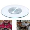 Large Lazy Susan for Dining Table Kitchen Glass Turntable with Aluminum Alloy Bearing, Smooth Swivel, Diameter 20inch / 23.5inch / 27.5inch / 31.5inch / 35inch / 39inch / 47inch view 2