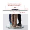 20inch-47inch Lazy Susan Turntable with Aluminum Alloy Bearing, Large tempered glass rotating Tray for Kitchen dining table, Smooth/Silent/Durable view 3