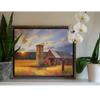 BarnwoodUSA | Rustic Barnwood Canvas Frame | For Oil Paintings & Wall Art | Natural Weathered Gray | 18" x 24" view 3
