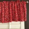 Zen Creative Designs Bandanna Paisley Floral Cotton Print Window Valance 58" Wide Panel/Kids Nursery Window Treatment Decor (Red, 24" Tall) view 1