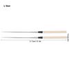 1 Pair Chopsticks, Stainless Steel Chopsticks Japanese Sushi Chopstick with Wood Handle Kitchen Accessory Outdoor Camping Utensils (02) view 2
