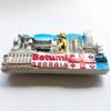 3D Batumi Georgia Fridge Magnet Souvenir Gift Home Kitchen Refrigerator Decoration Magnetic Sticker Collection view 4