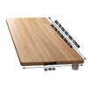 Wall-Mounted Table Wall Desk, Drop-Leaf Computer Table, Folding Heavy Duty Shelf Bracket Bench Table, Kitchen Dining Desk, for Office/Laundry Room view 2