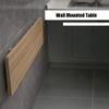 Wall-Mounted Table Wall Desk, Drop-Leaf Computer Table, Folding Heavy Duty Shelf Bracket Bench Table, Kitchen Dining Desk, for Office/Laundry Room view 3