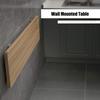 Wall-Mounted Table Wall Desk, Drop-Leaf Computer Table, Folding Heavy Duty Shelf Bracket Bench Table, Kitchen Dining Desk, for Office/Laundry Room view 3