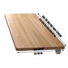 Wall-Mounted Table Wall Desk, Drop-Leaf Computer Table, Folding Heavy Duty Shelf Bracket Bench Table, Kitchen Dining Desk, for Office/Laundry Room view 2