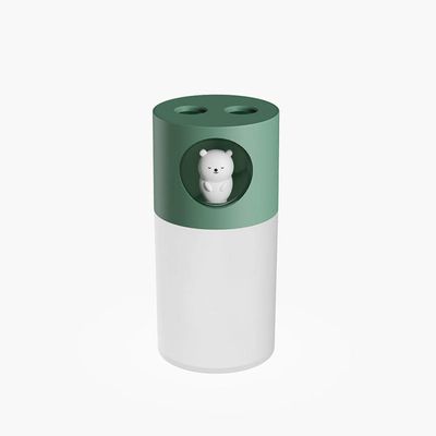 For Bedroom Home Mist Humidifiers For Portable Usb Humidifier Mini Office Home Mute Dual Spray Car Aroma Diffuser-Green