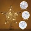 Christmas Tree Topper Star Christmas Decorations Lighted Wire Xmas Tree Star 12 Inch Silver view 2