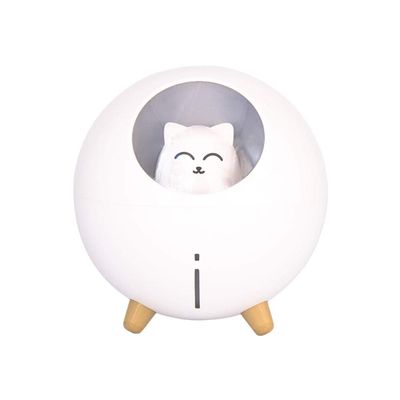 For Bedroom Home Mist Humidifiers For Home Usb Humidifier Mini Humidifier Car Office Portable Desktop Water Replenishment Instrument-White