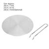 Yosoo123 Heat Diffuser Plate, Stainless Steel Heat Diffuser Induction Plate Adapter Converter Gas Electric Cooker Plate(22 cm) view 3