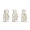 Two's Company Set of 3 Hear No Evil, See No Evil, Speak No Evil Monkeys view 1
