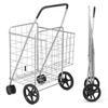 Thaisan7 Jumbo Basket for Grocery Laundry Travel w/Swivel Wheels For Home Improvement Market Shopping Mom Dad Parents Lover Wife Travel Gift - 24.5" x 24" x 40" (L x W x H) view 2