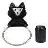 Ebros Gift Darling Black and White Tuxedo Feline Kitten Cat Hand Towel and Toilet Paper Holder Set Wall Hanging Figurine Vanity Powder Room Bathroom Cats Accent Decor view 3