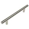 PJS Hardware H698-128SS Stainless Steel Euro Style Bar Pullthe Best! view 1