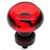 PJS Hardware 6355ORB-R Oil Rubbed Bronze & Red Glass Cabinet Knobthe Best! view 1