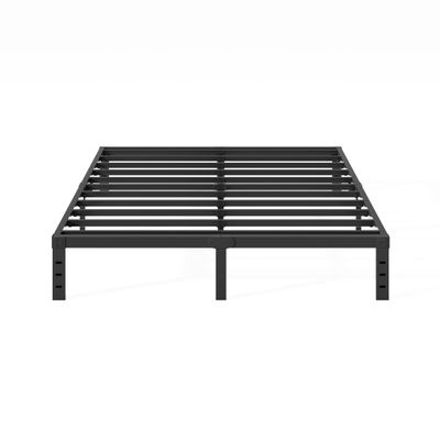 COMASACH 14 Inch Bed Frames Queen Size 2000 lbs Heavy Duty Platform with Sturdy Metal Slats, No Box Spring Needed, Easy Assembly, Under Bed Storage, Noise-Free, Non-Slip