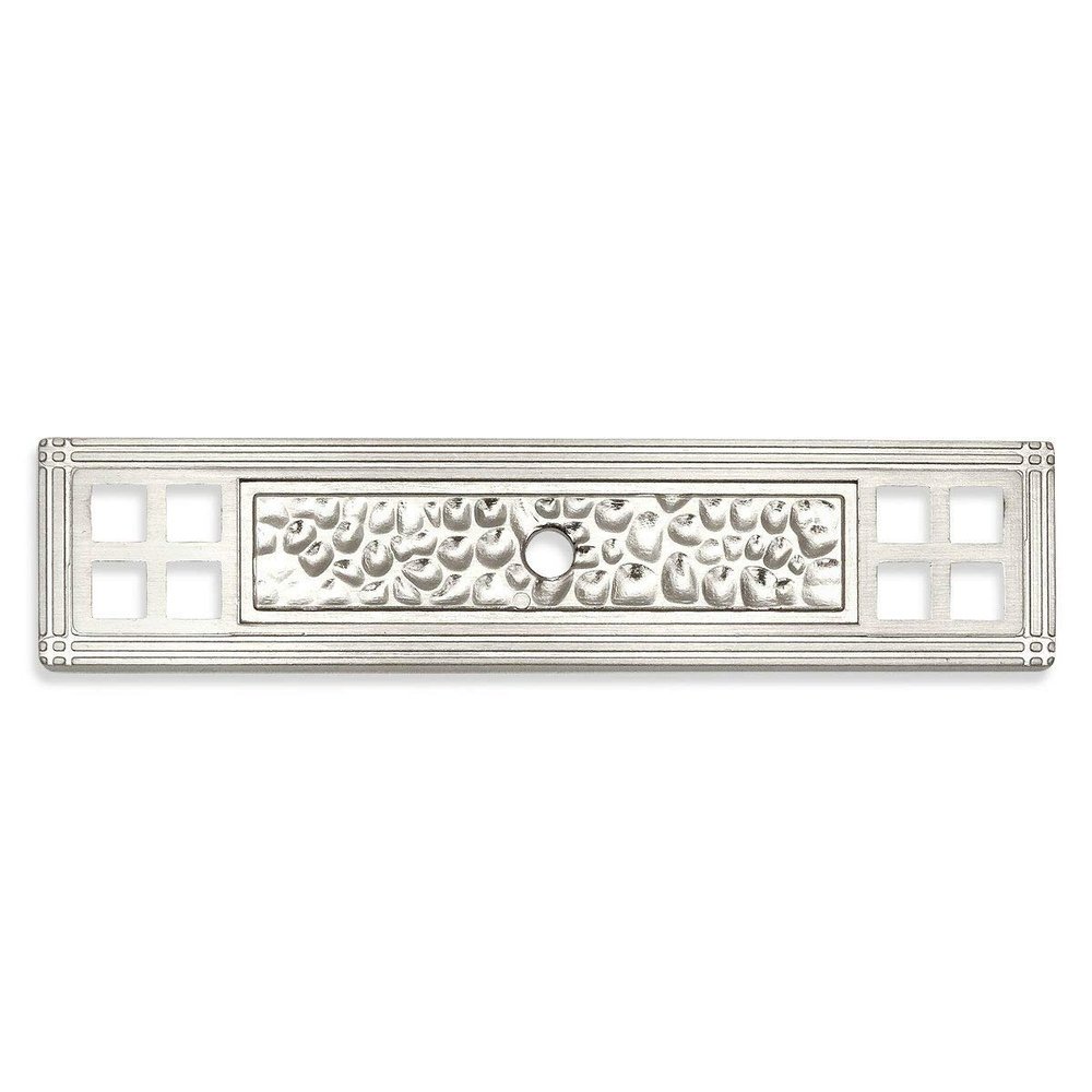 PJS Hardware Satin Nickel Cabinet Hardware Knob Backplates 0552SNthe Best!