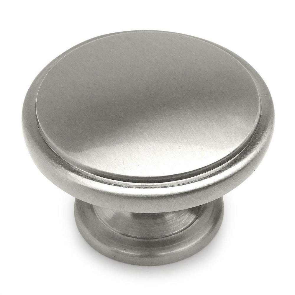 PJS Hardware Satin Nickel Round Oversized Bi-fold Bifold Door Knobs 306SNthe Best!
