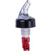 (12-PCS-1 Ounce) Red Automatic Measure Pourer Drinks Wine Cocktail Dispenser Portion Control Bar Tools Measured Quick Shot Spirit Liquor Pourers Stopper with Collar view 1