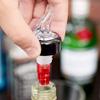 (12-PCS-1 Ounce) Red Automatic Measure Pourer Drinks Wine Cocktail Dispenser Portion Control Bar Tools Measured Quick Shot Spirit Liquor Pourers Stopper with Collar view 4