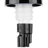 (12-PCS-5/8 Ounce) Black Automatic Measure Pourer Drinks Wine Cocktail Dispenser Portion Control Bar Tools Measured Quick Shot Spirit Liquor Pourers Stopper with Collar view 3