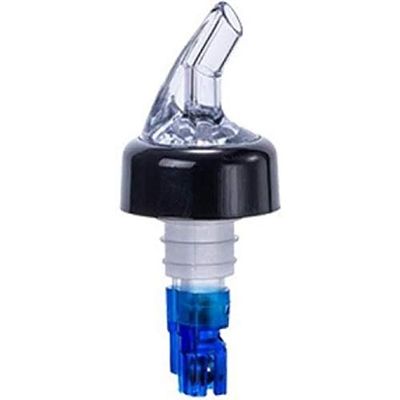 (12-PCS-7/8 Ounce) Blue Automatic Measure Pourer Drinks Wine Cocktail Dispenser Home Portion Control Bar Tools Measured Quick Shot Spirit Liquor Pourers Stopper with Collar