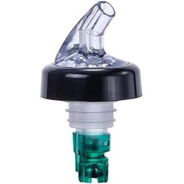 (12-PCS-3/4 Ounce) Green Automatic Measure Pourer Drinks Wine Cocktail Dispenser Portion Control Bar Tools Measured Quick Shot Spirit Liquor Pourers Stopper with Collar