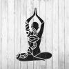 Mandala Yoga Stencil - Craft Serene and Spiritual Stencil Decor, Yoga Studio Decor view 4