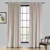 Drapifytex Set of 2 Solid Velvet Room Darkening Curtains Back Tab Rod Pocket Cashmere 50W x 63L Inch view 1