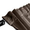 Drapifytex Set of 2 Solid Velvet Room Darkening Curtains Back Tab Rod Pocket Brown 50W x 63L Inch view 3